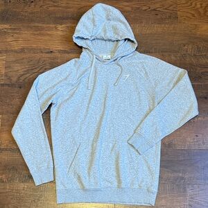 Men’s size Medium Gym Shark heavyweight cotton poly blend hooded sweatshirt.